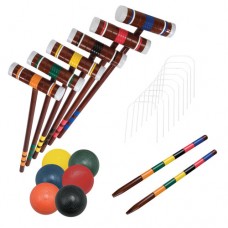 Franklin Sports 6 Player Combo Croquet Game Set   
